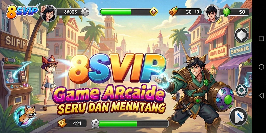Tampilan menarik dari gameplay seru 8SVIP.