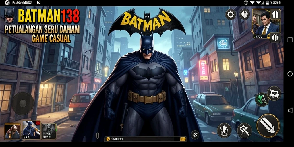 Screenshot gameplay menampilkan aksi seru dalam BATMAN138.