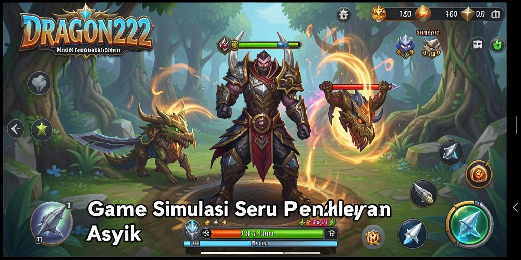 Tampilan gameplay menarik dari DRAGON222 dengan dunia simulation yang luas.