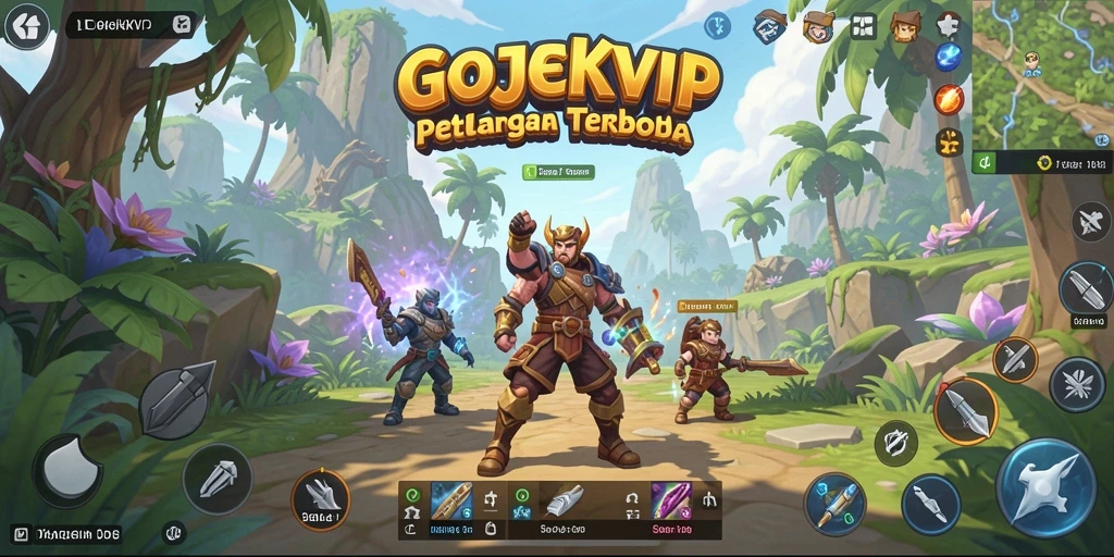 Screenshot gameplay GOJEKVIP yang menampilkan kebebasan eksplorasi.