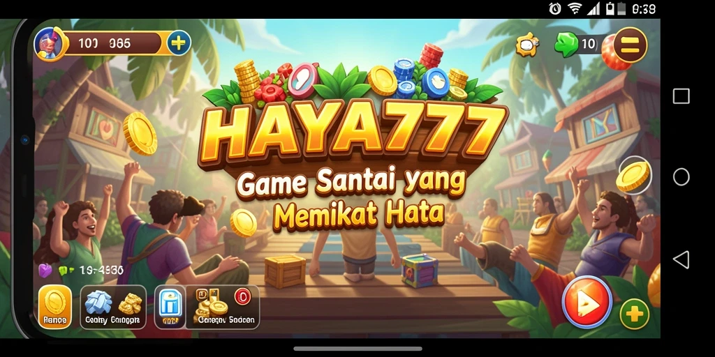 Screenshot HAYA777 menampilkan gameplay seru dan penuh warna.