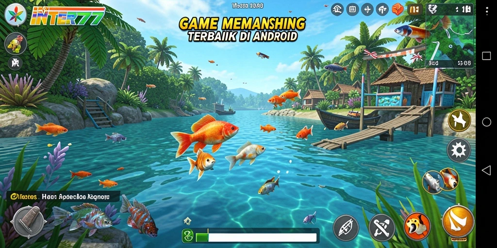 Tampilan gameplay memancing yang memukau di INTER77.