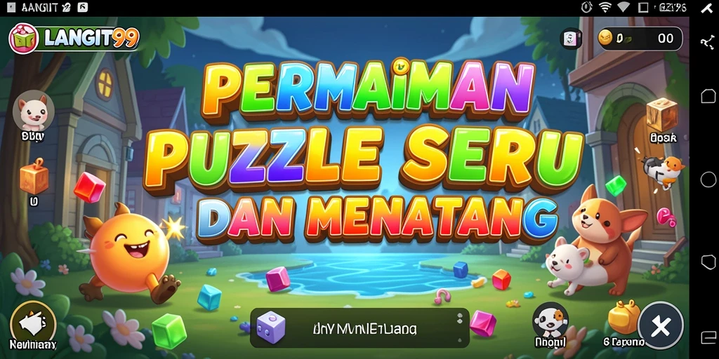 Tangkapan layar LANGIT99 menampilkan gameplay menarik dari puzzle yang kompleks.