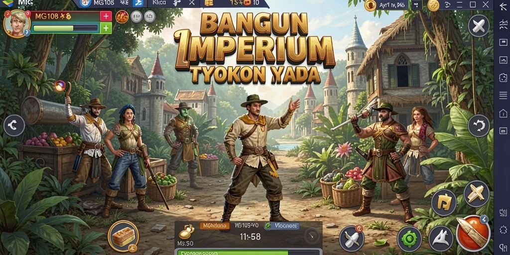 Tampilan gameplay MG108 yang menarik dan interaktif.