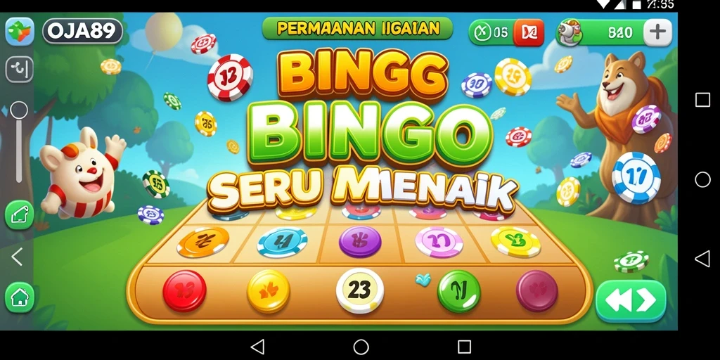 Tampilan gameplay Bingo yang menarik di OJA89.