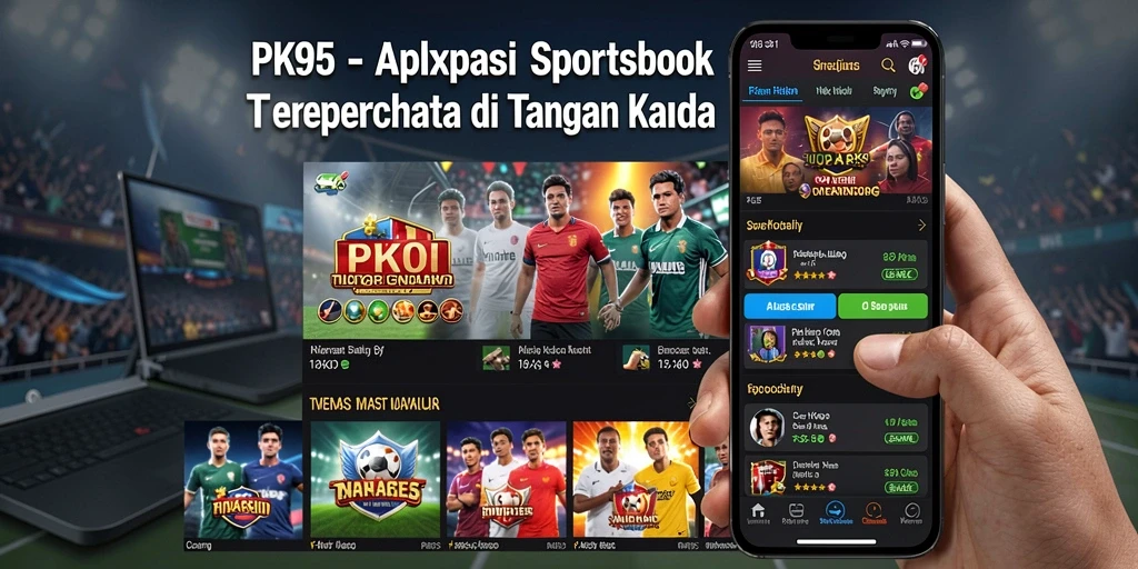 Tampilan menarik saat bermain di PK95 dengan fitur Sportsbook.