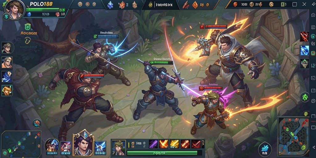 Tampilan gameplay seru dan taktis dari POLO188.