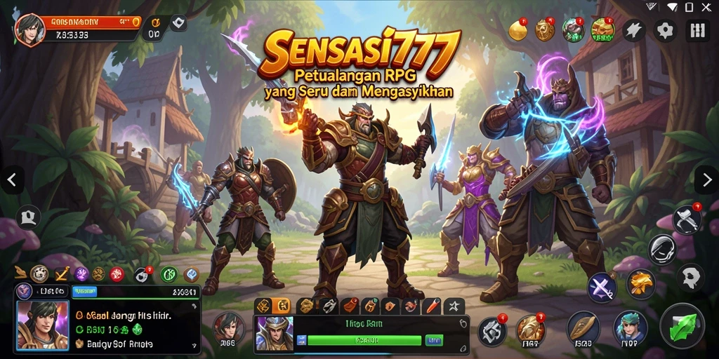 Gameplay seru dalam SENSASI777 yang penuh tantangan dan petualangan.